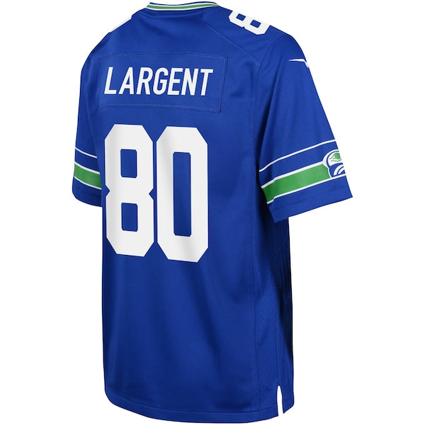 Steve Largent Seattle Seahawks Nike Youth Alternate Retired Player Game Jersey - Royal - Image 3