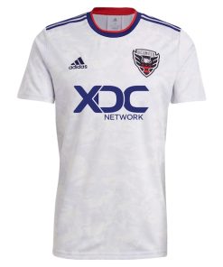 Alternative view of Julian Gressel D.C. United adidas 2022 The Marble Replica Player Jersey - White