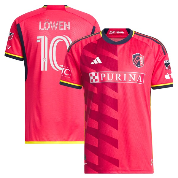 Eduard L?wen St. Louis City SC adidas 2024 The Spirit Kit Authentic Jersey - Red