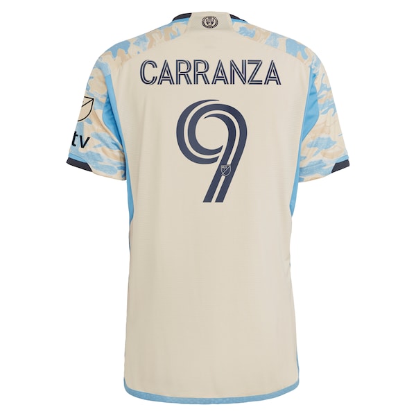 Julian Carranza Philadelphia Union adidas 2024 For Philly Authentic Player Jersey?ยจC Tan - Image 3