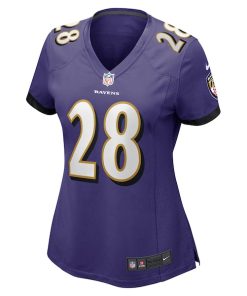 Alternative view of Trayvon Mullen Jr. Baltimore Ravens Nike Women's Team Game Jersey -  Purple