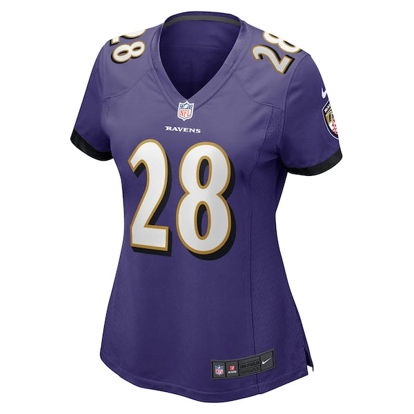 Trayvon Mullen Jr. Baltimore Ravens Nike Women's Team Game Jersey - Purple - Image 2