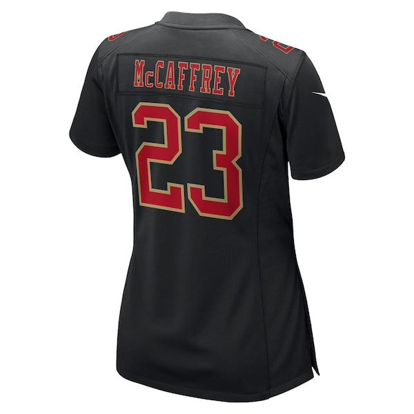 Christian McCaffrey San Francisco 49ers Nike Women's Super Bowl LVIII Carbon Fashion Game Player Jersey - Black - Image 3