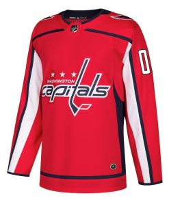 Alternative view of Washington Capitals adidas Authentic Custom Jersey - Red