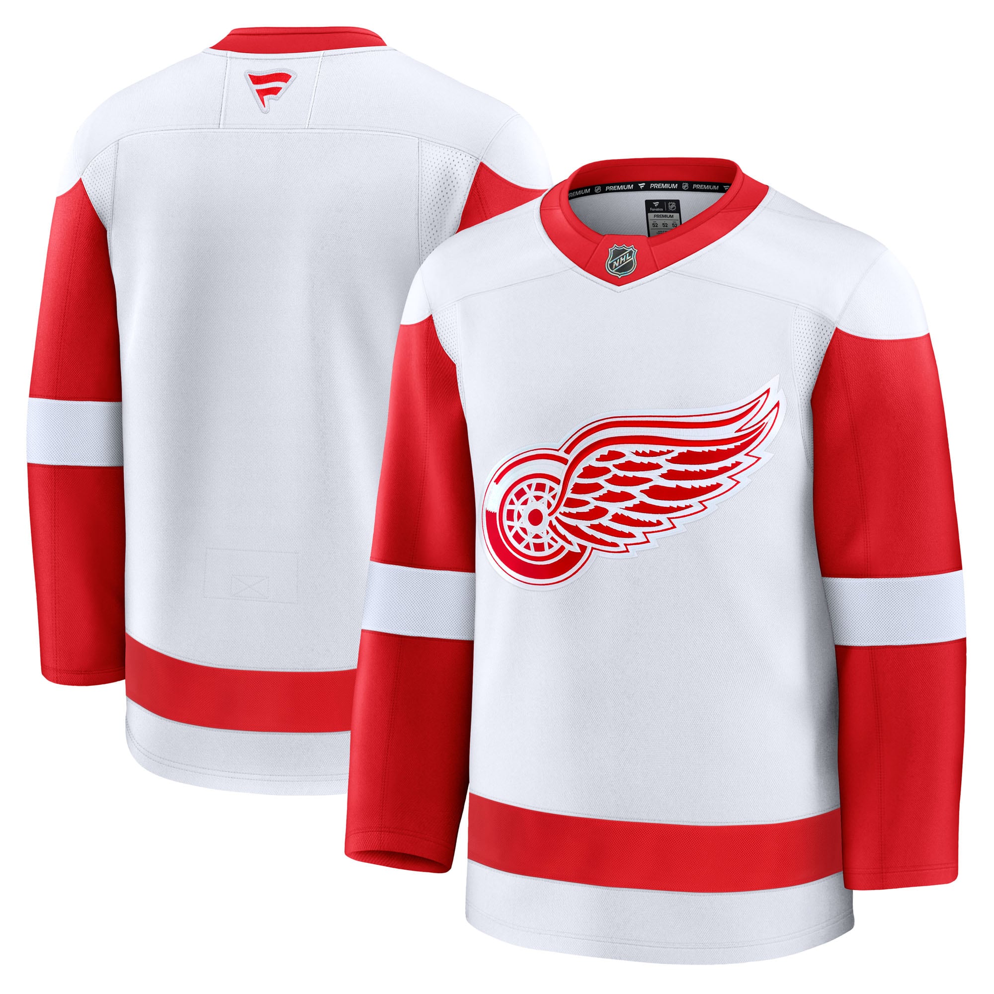 Detroit Red Wings Home Premium Jersey - Red/White - Image 10