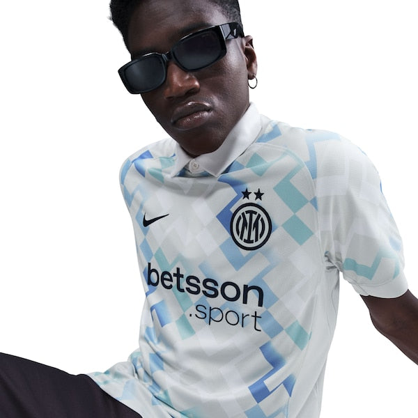 Inter Milan Nike 2025/26 Away Replica Jersey - Aqua/Blue - Image 9