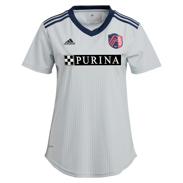 St. Louis City SC adidas Women's 2024 The Spirit Kit Replica Custom Jersey - Gray - Image 2