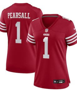 Ricky Pearsall San Francisco 49ers Nike Women's Team Game Jersey -  Scarlet