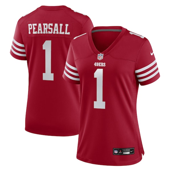 Ricky Pearsall San Francisco 49ers Nike Women's Team Game Jersey - Scarlet