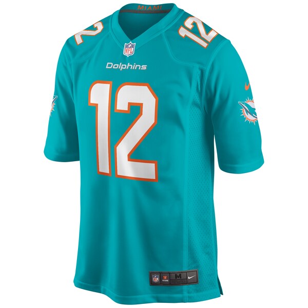 Bob Griese Miami Dolphins Nike Game Retired Player Jersey - Aqua/White - Image 3