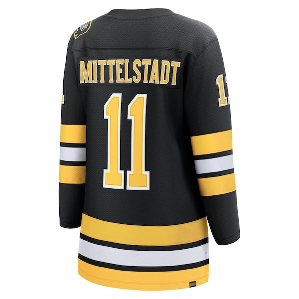 Casey Mittelstadt Boston Bruins Women's Home Breakaway Player Jersey - Black - Image 3