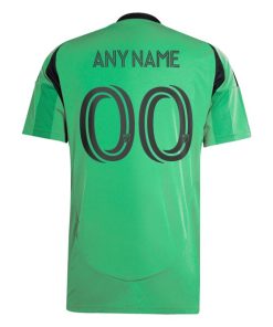 Alternative view of Austin FC adidas 2025 The Heartbeat Kit Replica Custom Jersey - Green