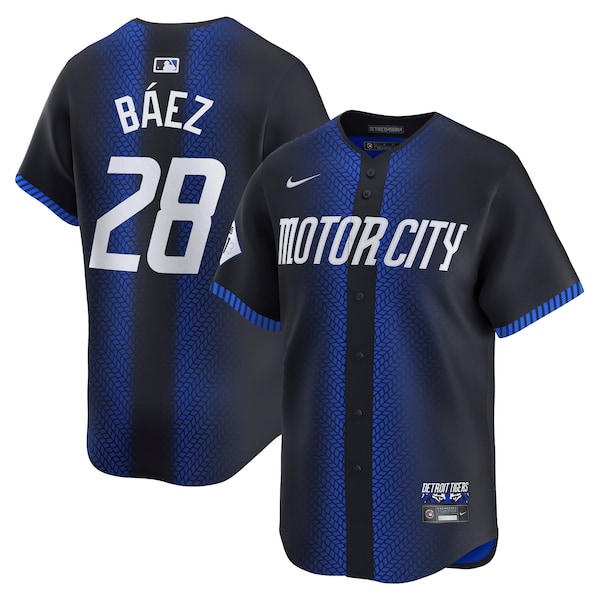 Javier B¨¢ez Detroit Tigers Nike City Connect Limited Jersey - Navy