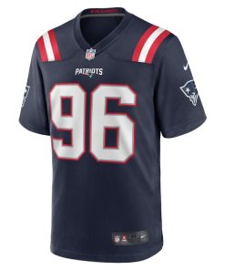 Alternative view of Sam Roberts New England Patriots Nike Game Player Jersey - Navy