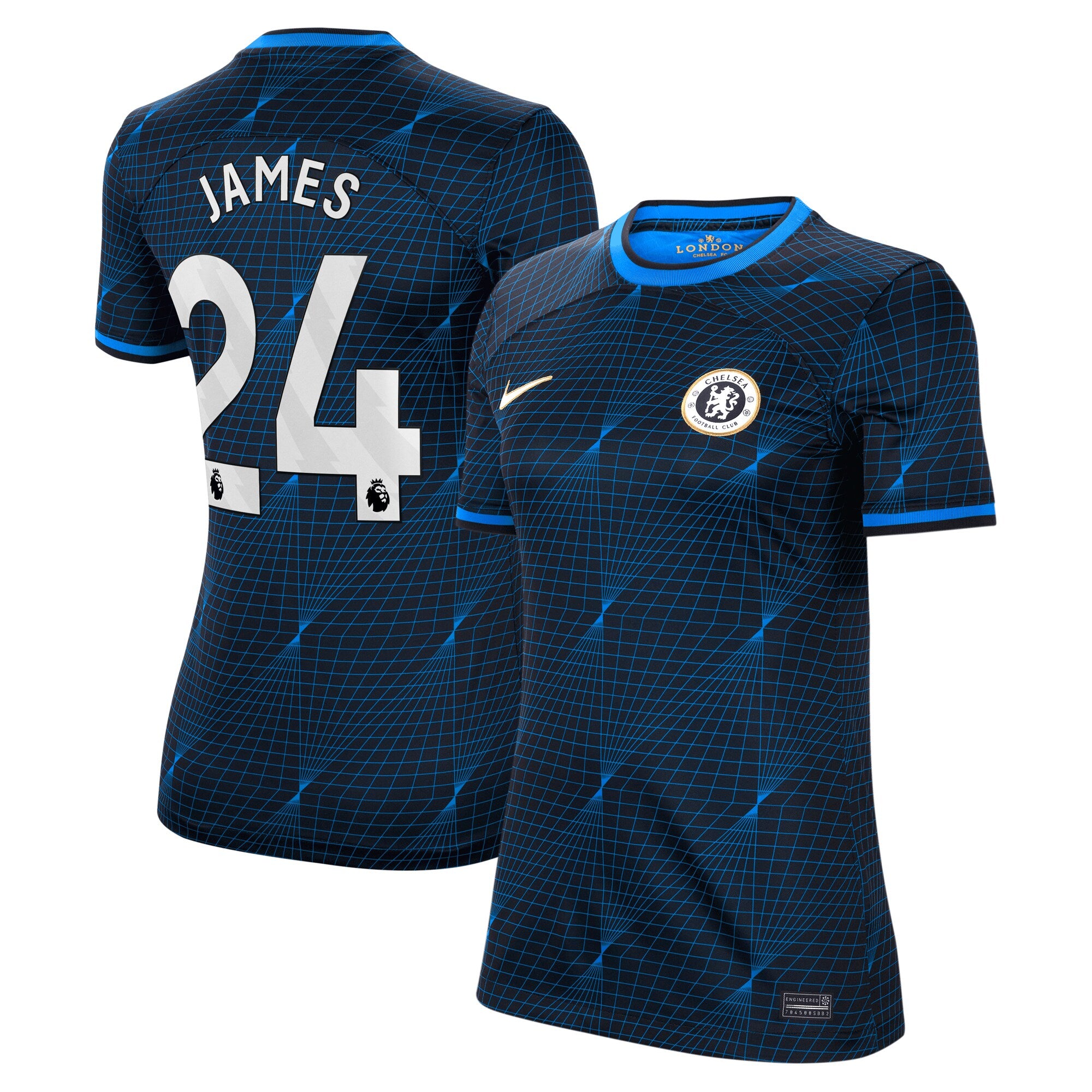 Reece James Chelsea Nike Women's 2023/24 Home Stadium Replica Jersey - Blue/Navy - Image 2