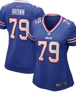 Ruben Brown Buffalo Bills Nike Women's Game Retired Player Jersey - Royal