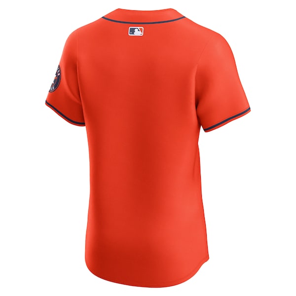 Houston Astros Nike Alternate Elite Jersey - Orange - Image 3