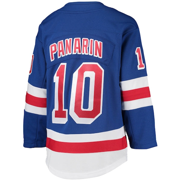 Artemi Panarin New York Rangers Youth Home Premier Player Jersey - Blue - Image 3