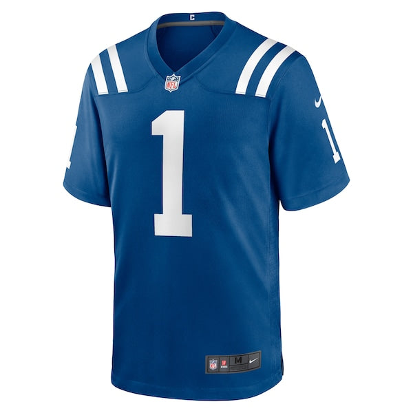 Number 1 Groom Indianapolis Colts Nike Game Jersey - Royal - Image 2