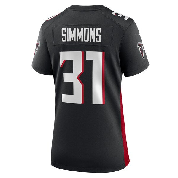 Justin Simmons Atlanta Falcons Nike Women's Game Jersey - Black - Image 3