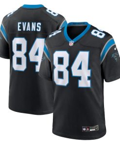 Mitchell Evans Carolina Panthers Nike Team Game Jersey -  Black