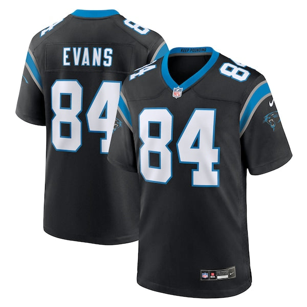 Mitchell Evans Carolina Panthers Nike Team Game Jersey - Black
