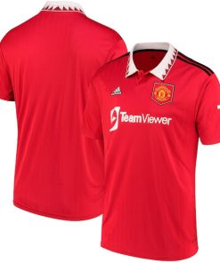 Manchester United adidas 2022/23 Home Replica Blank Jersey - Red