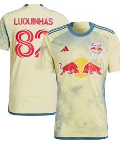 Luquinhas New York Red Bulls adidas 2024 Daniel Patrick Kit Replica Jersey - Yellow