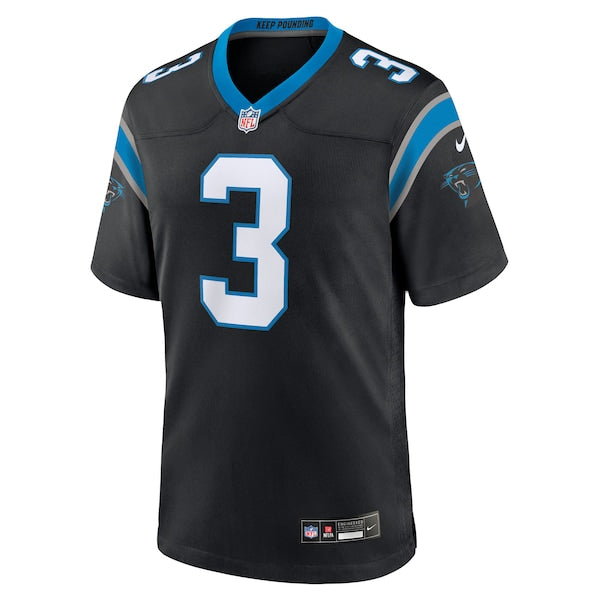 Princely Umanmielen Carolina Panthers Nike Team Game Jersey - Black - Image 2