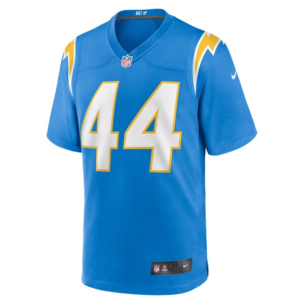 Tanner Muse Los Angeles Chargers Nike Team Game Jersey - Powder Blue - Image 2