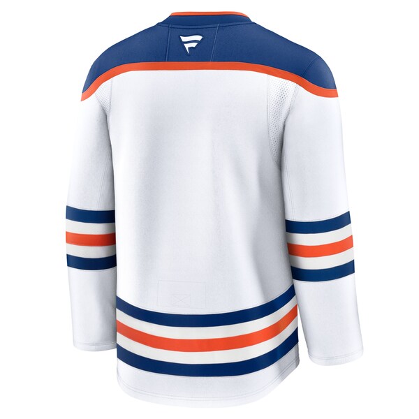 Edmonton Oilers Away Premium Jersey - White/Royal - Image 4