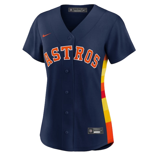 Houston Astros Nike Women's Alternate Replica Team Jersey - Navy - Image 2