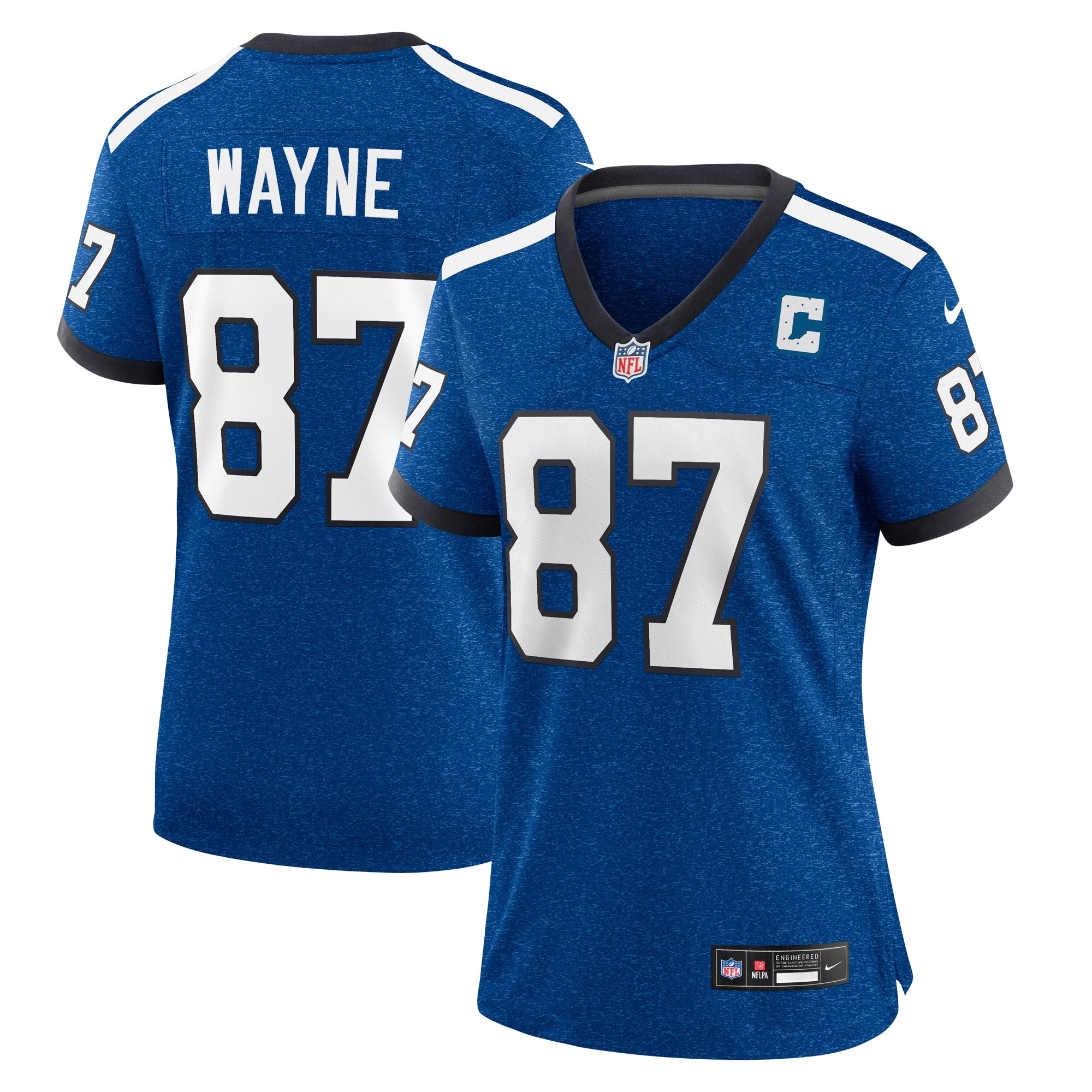 Reggie Wayne Indianapolis Colts Women's Nike Retired Player Game Jersey - Royal/Blue - Image 5