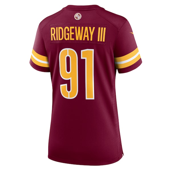 John Ridgeway Washington Commanders Nike Women's Game Jersey - Burgundy - Image 3