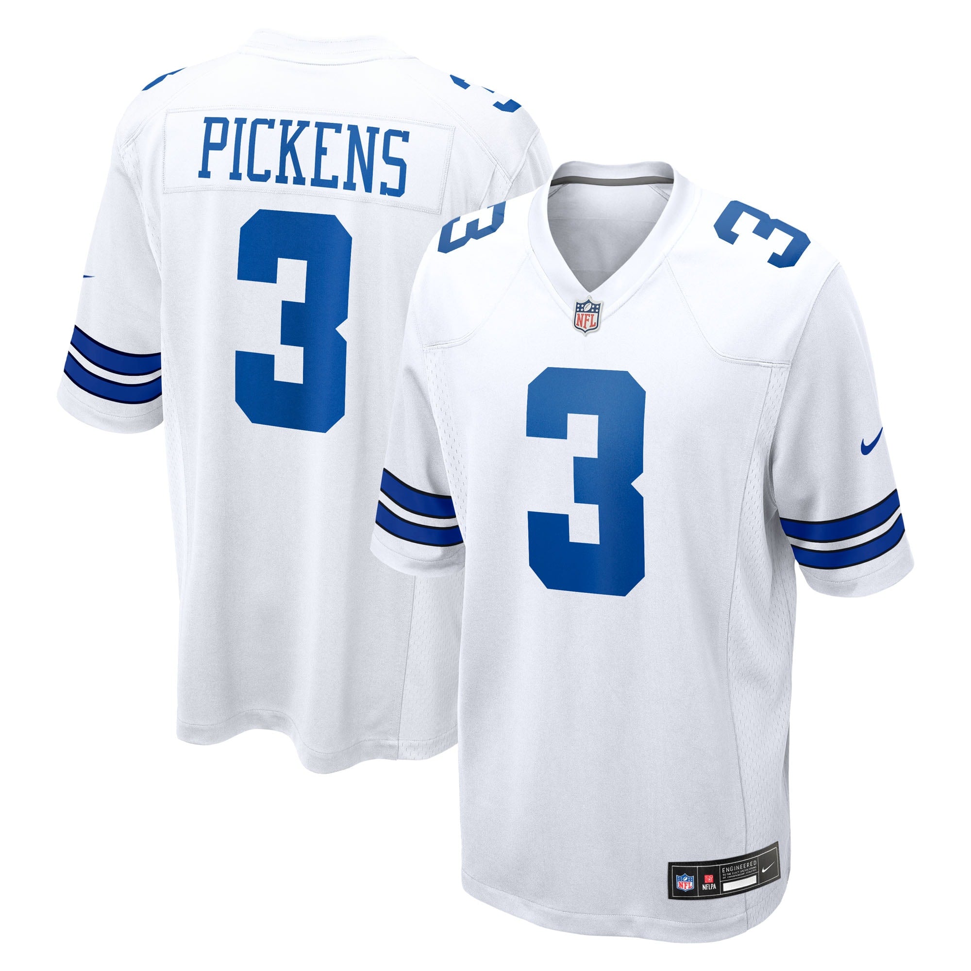 George Pickens Dallas Cowboys Nike Game Jersey - Navy/White - Image 6