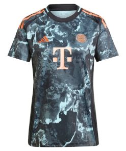 Alternative view of Bayern Munich adidas Women's 2024/25 Away Replica Jersey - Black