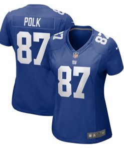 Makai Polk New York Giants Nike Women's Home Game Player Jersey - Royal