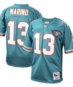 Dan Marino Miami Dolphins 1994 Authentic Throwback Retired Player Jersey - Aqua/White