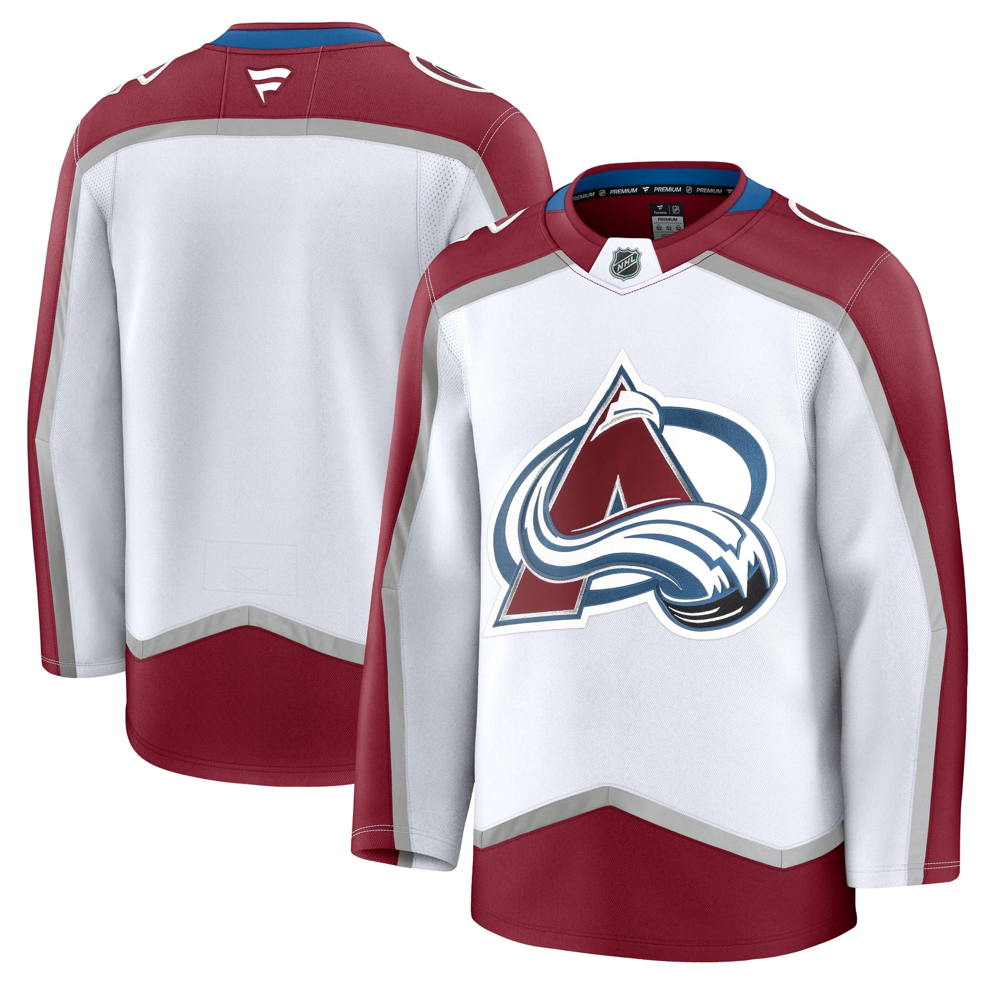 Colorado Avalanche Home Premium Jersey - Burgundy/White/Navy - Image 10