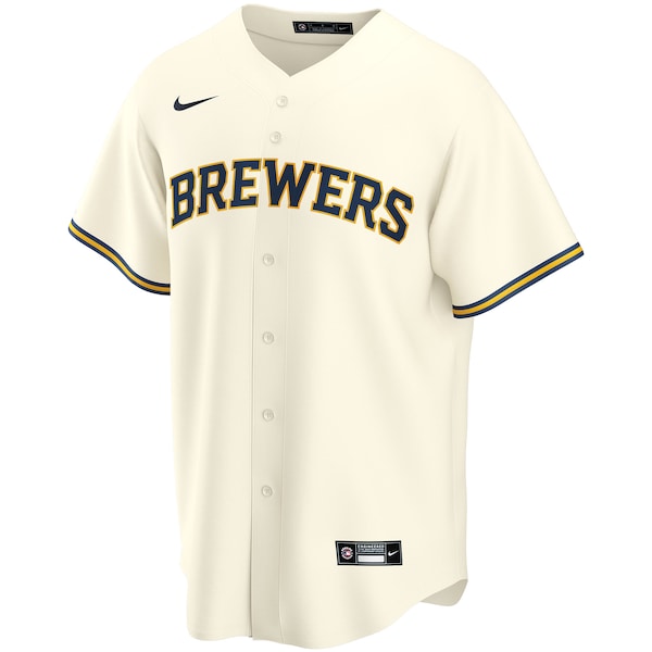 Milwaukee Brewers Nike Home Pick-A-Player Retired Roster Replica Jersey - Cream - Image 2