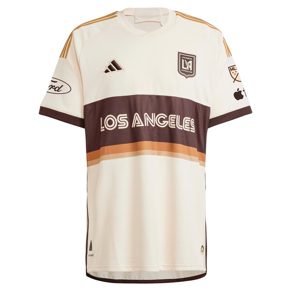 LAFC adidas 2024 Archive Authentic Jersey - Tan - Image 2
