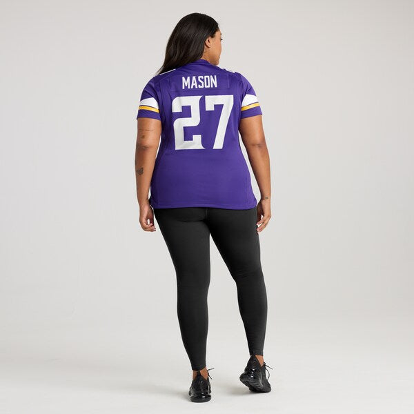 Jordan Mason Minnesota Vikings Nike Women's Team Game Jersey - Purple - Image 6