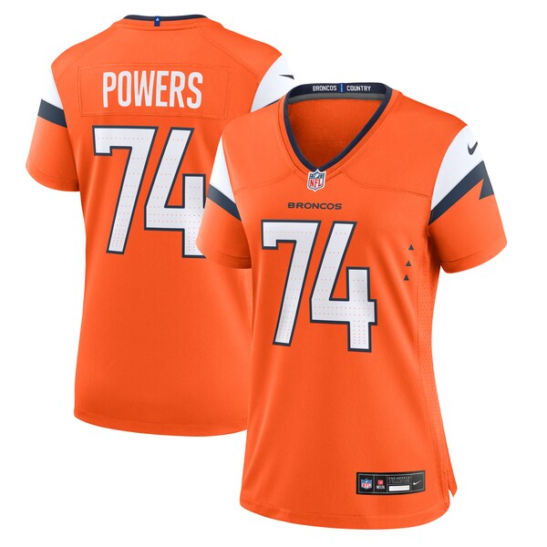 Ben Powers Denver Broncos Nike Women's Team Game Jersey - Orange