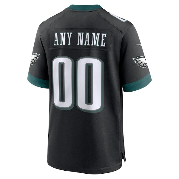 Philadelphia Eagles Nike Super Bowl LIX Custom Alternate Game Jersey - Black - Image 4