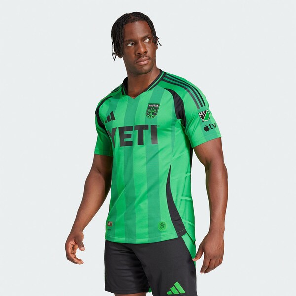 Austin FC adidas 2025 The Heartbeat Kit Authentic Jersey - Green - Image 3