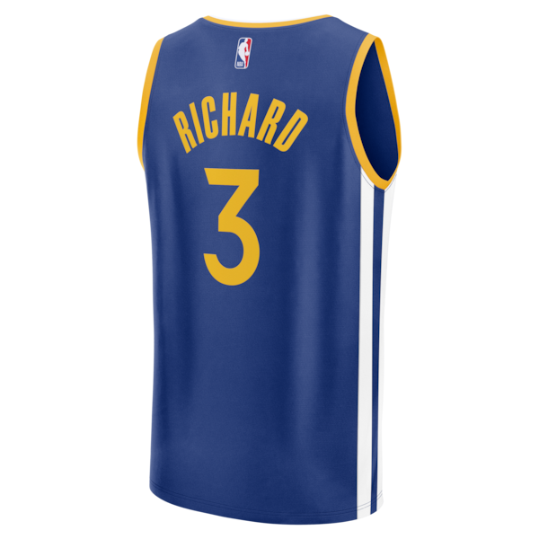 Will Richard Golden State Warriors Fast Break Replica Jersey - Blue - Icon Edition - Image 3