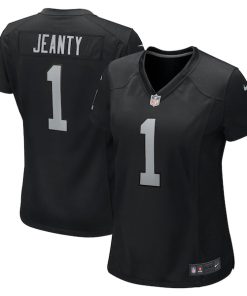 Ashton Jeanty Las Vegas Raiders Nike Women's 2025 NFL Draft First Round Pick  Team Game Jersey - Black