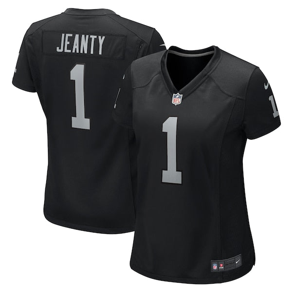 Ashton Jeanty Las Vegas Raiders Nike Women's 2025 NFL Draft First Round Pick Team Game Jersey - Black