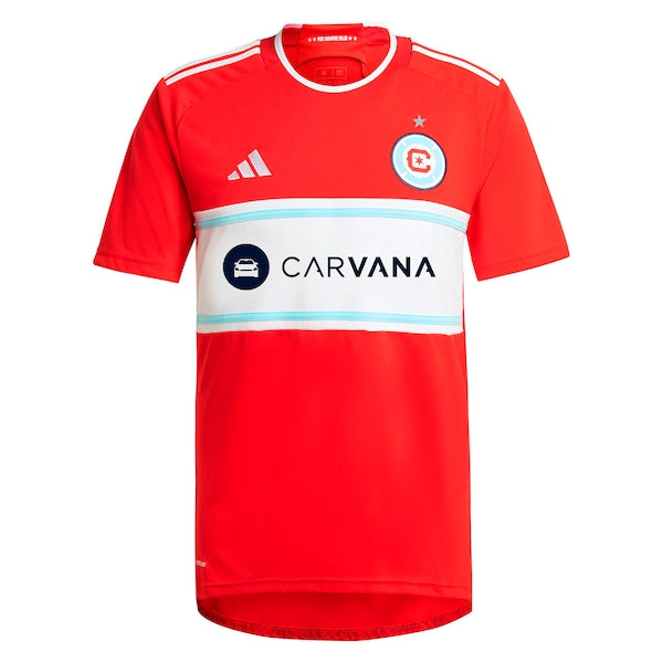 Kellyn Acosta Chicago Fire adidas 2024 Return To Red Replica Player Jersey - Red - Image 2