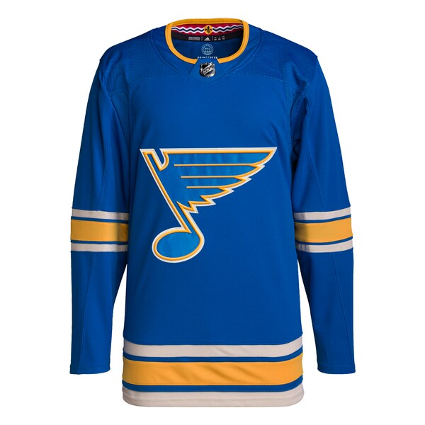 St. Louis Blues adidas Men's Alternate Authentic Jersey - Blue - Image 2